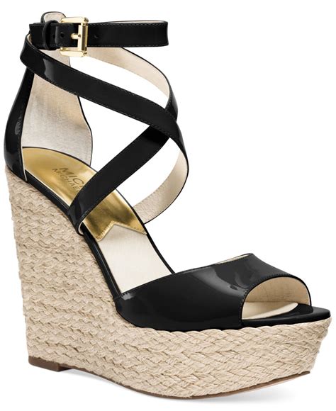 michael kors wedges sandals|michael kors black heels sandals.